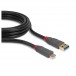Lindy USB 3.2 Type A to C Cable, 5A PD, 0.5m - Full Cable, Right