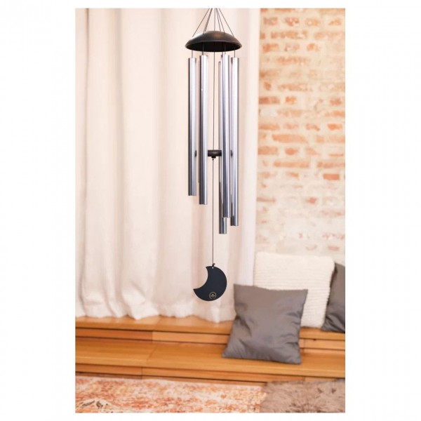 Meinl Sonic Energy Moon Meditation Chime 44", Silver - Hanging