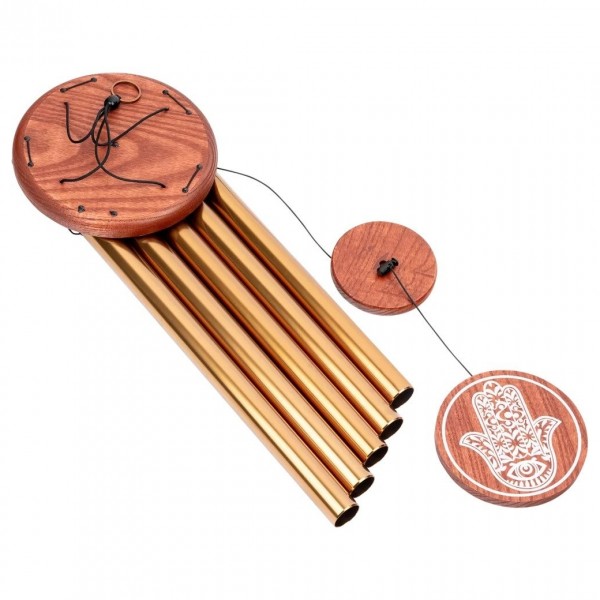 Meinl Sonic Energy Hamsa Meditation Chime 36", Bronze - Flat