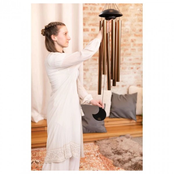 Meinl Sonic Energy Moon Meditation Chime 44", Bronze - Pendulum adjustment