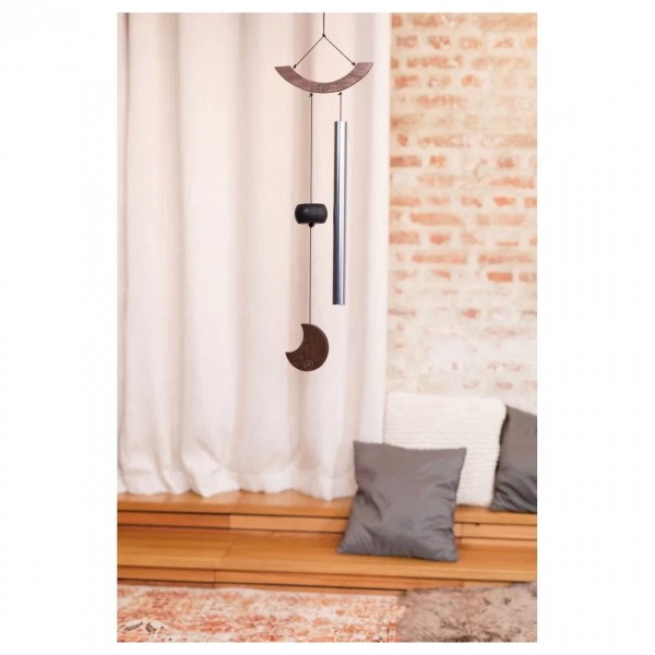 Meinl Sonic Energy Moon Meditation Chime 35", Silver - Hanging