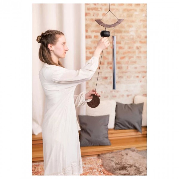 Meinl Sonic Energy Moon Meditation Chime 35", Silver - Pendulum adjustment