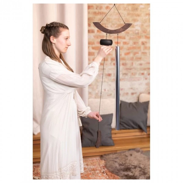 Meinl Sonic Energy Moon Meditation Chime 49", Silver - Pendulum adjustment