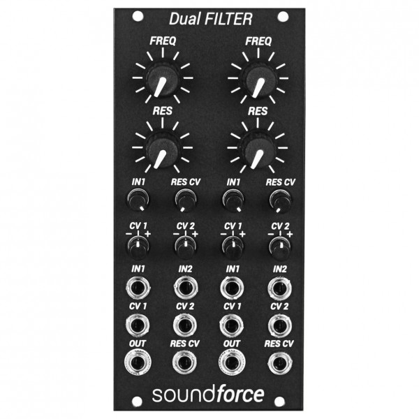 SoundForce Dual Filter Module (12HP) - Front