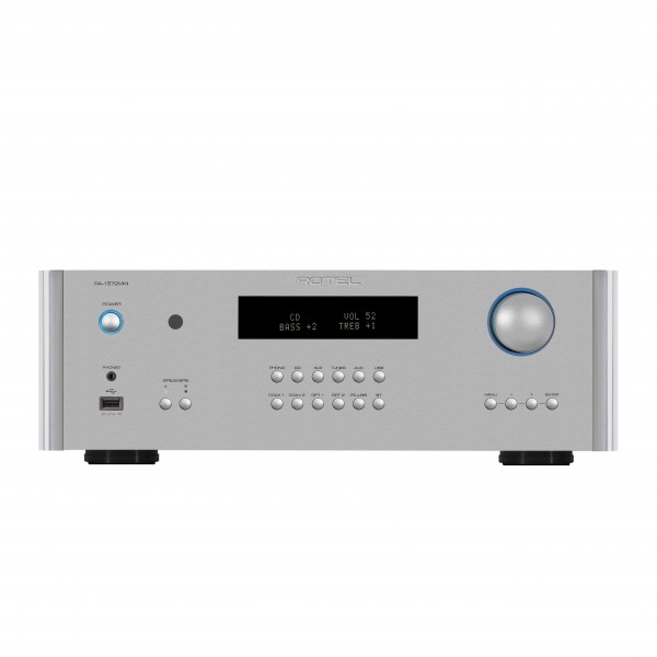 Rotel RA-1572 MKII Integrated Amplifier Silver - Front