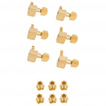 Fender American Standard Series Stratr/Tele Tuning Machines Gold (6)
