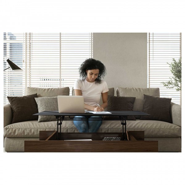 BDI Reveal 1192 Natural Walnut Lift Top Coffee Table