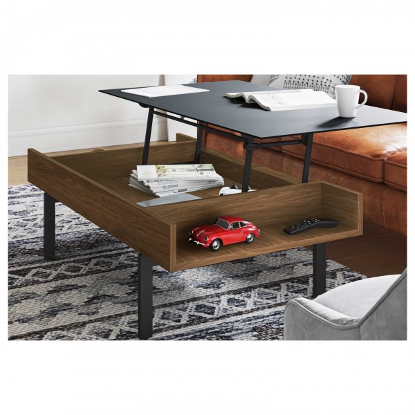 BDI Reveal 1192 Natural Walnut Lift Top Coffee Table