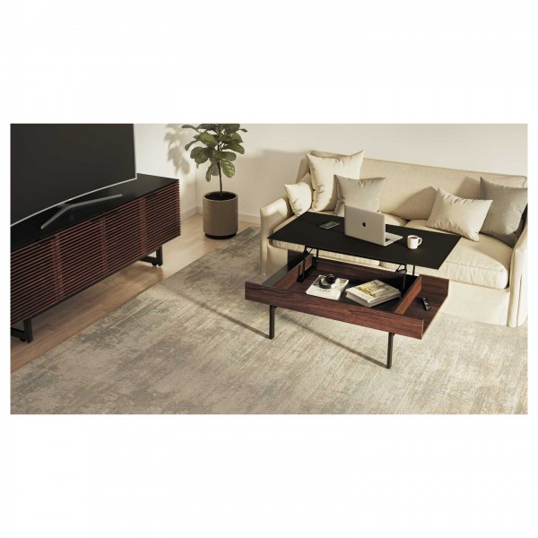 BDI Reveal 1192 Lift Top Coffee Table, Chocolate Stained Walnut