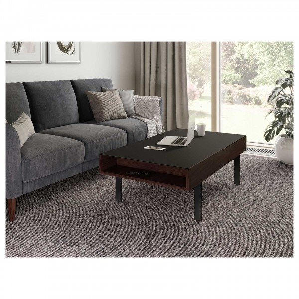 BDI Reveal 1192 Lift Top Coffee Table, Chocolate Stained Walnut
