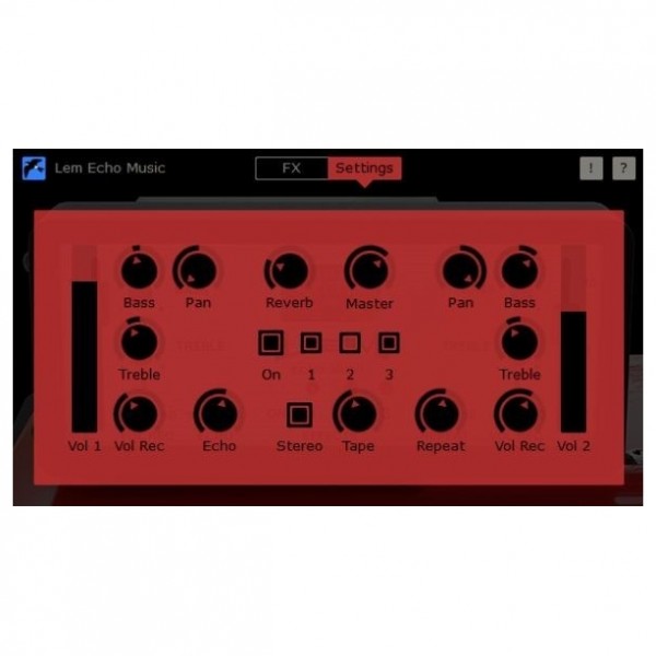Martinic Lem Echo Music - Settings