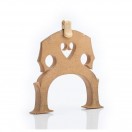 WMutes Metal Cello Concert Mute, Matt Gold