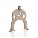 WMutes Metal Double Bass Concert Mute, Bright Black