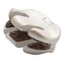 WMutes Metal Violin & Viola Practice Mute, Matte Silver