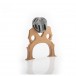 WMutes Metal Cello Practice Mute, Bright Black