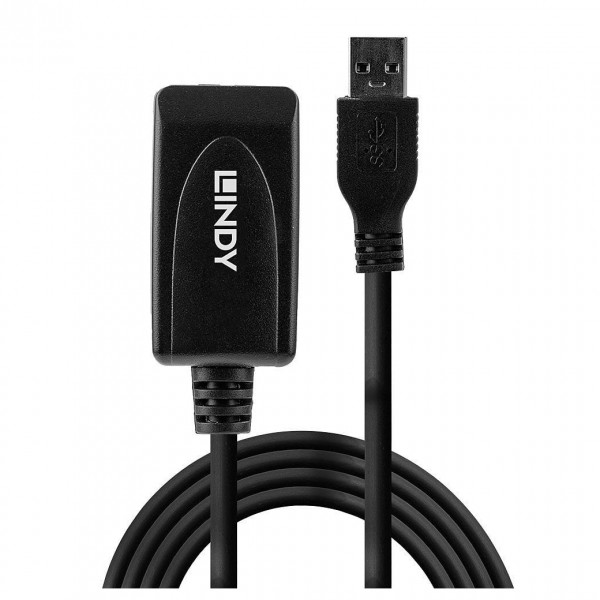 DISC Lindy USB 3.0 Active Extension Cable, 5m at Gear4music