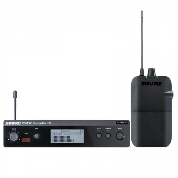 Shure PSM300 Wireless IEM System, Including Bodypack Receiver - Full System
