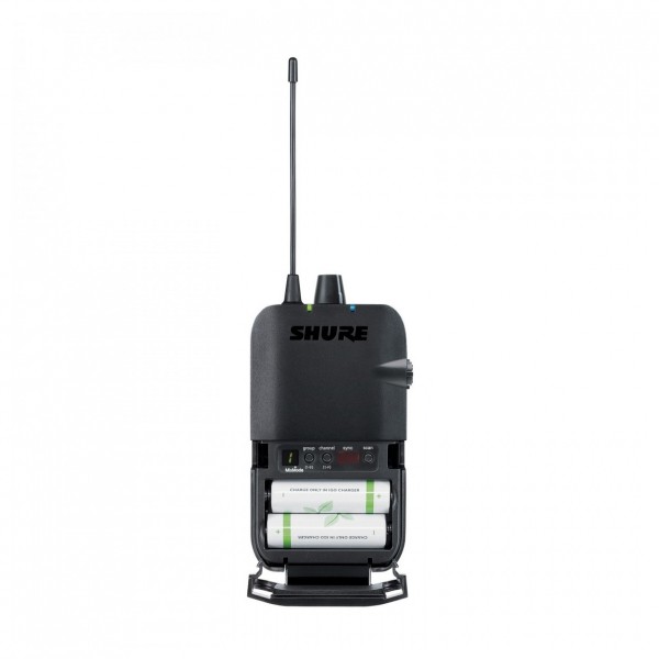 Shure PSM300 Wireless IEM System, Including Bodypack Receiver - Receiver, Rear