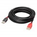 Lindy USB 2.0 Active Extension Slim Cable, 5m - coiled up