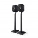 KEF S1 Slate Grey Floor Stands with KEF LSX II