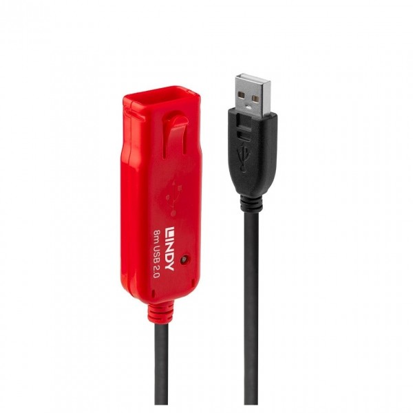 Lindy USB 2.0 Active Extension Pro Cable, 8m - closeup
