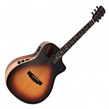 Hartwood Sonata-FX Thinline Electro-Acoustic Guitar, Sunburst - Nearly New