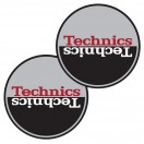 Technics Slipmat Moon 3, Silver & Red/ Black Mirror