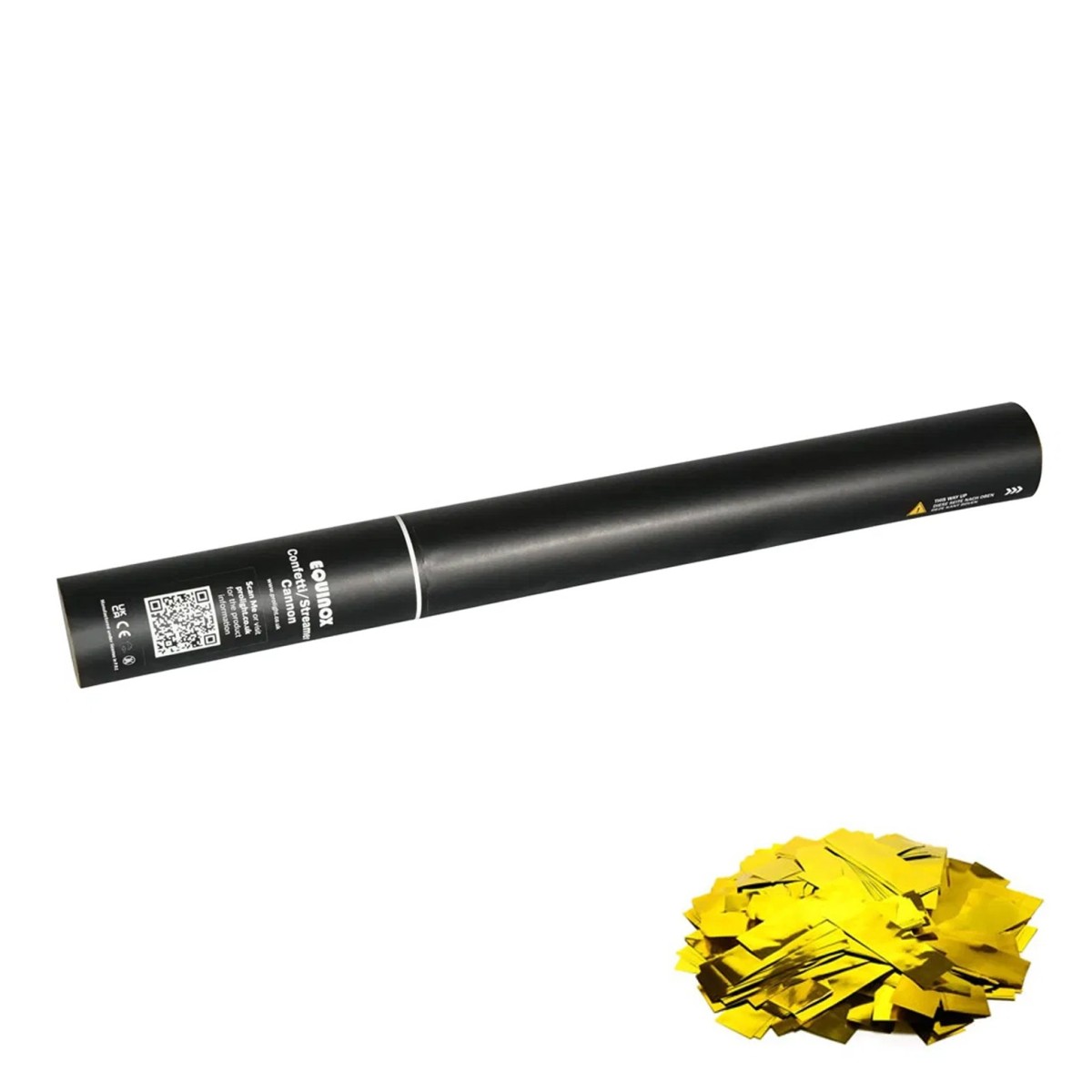 Click to view product details and reviews for 50cm Handheld Confetti Cannon Metallic Gold.
