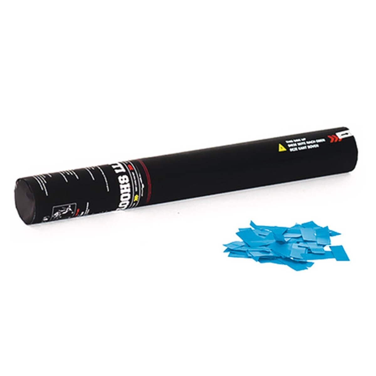 Click to view product details and reviews for 50cm Handheld Confetti Cannon Light Blue.
