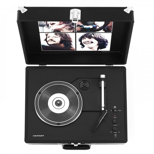 Crosley 'The Beatles' Turntable, Black - Top Down