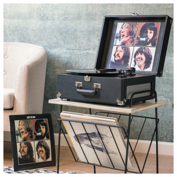 The Beatles Turntable, Black - Lifestyle