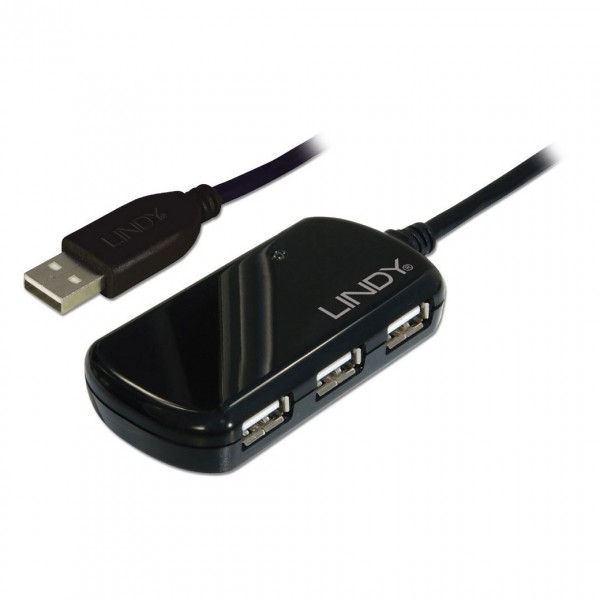 Lindy USB 2.0 Active Extension Pro Hub, 8m