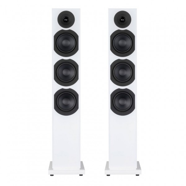 System Audio Saxo 60 Stereo Speaker, White Satin (Pair)