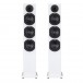 System Audio Saxo 60 Stereo Speaker, White Satin (Pair)