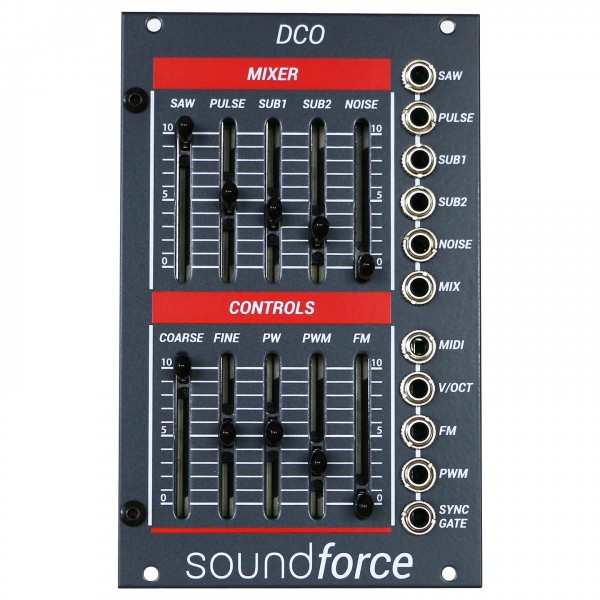 SoundForce DCO Oscillator Module, 2021 Version (16HP) - Main