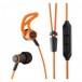 V-Moda Forza Earphones, Orange - with Controls