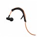 Forza In-Ear Headphones, Orange - with Hook attachment