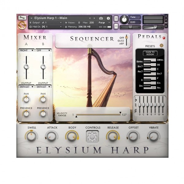Soundiron Elysium Harp - Sequencer