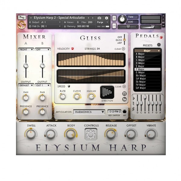 Soundiron Elysium Harp - Glissando