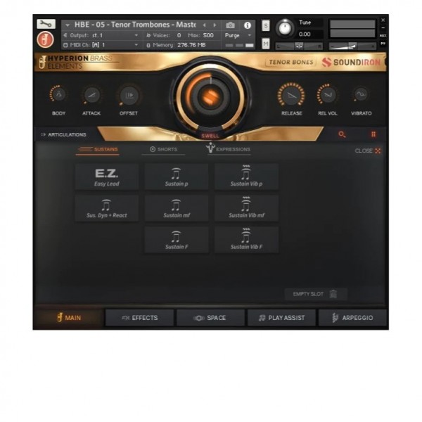 SOUNDIRON　HYPERION BRASS ELEMENTS Soundiron Hyperion Brass Elements - Kontakt NKS (VST, AU, AAX)