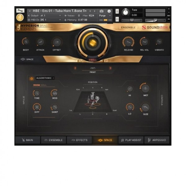 Soundiron Hyperion Brass Elements - Spatial Mixer