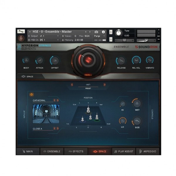 Soundiron Hyperion Strings Elements - Spacial Mixer