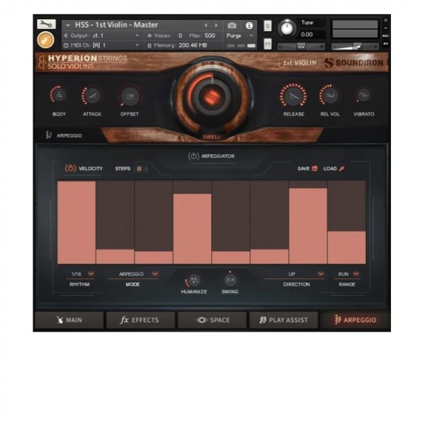 Soundiron Hyperion Strings Solo Violins - Arpeggiator
