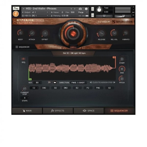Soundiron Hyperion Strings Solo Violins - Sampler