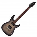 Schecter C-6 Plus Electric Guitar, Charcoal Burst