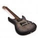 Schecter C-6 Plus Electric Guitar, Charcoal Burst
