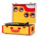 Crosley Portfolio Turntable - The Beatles Yellow Submarine - Angled Open (Record Not Included)