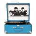Crosley 'The Beatles' Turntable, Blue - Front Open