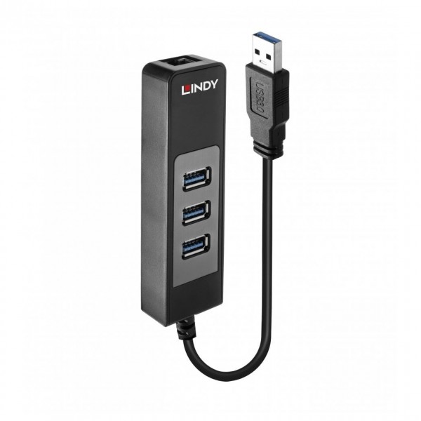 Lindy USB 3.0 Hub & Gigabit Ethernet Converter - main