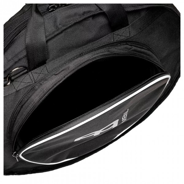 Meinl Cymbals MCB22-BP 22 inch Professional Cymbal Backpack - Black  - Front pocket open